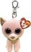 Ty Key Clip - Fiona the Pink Cat