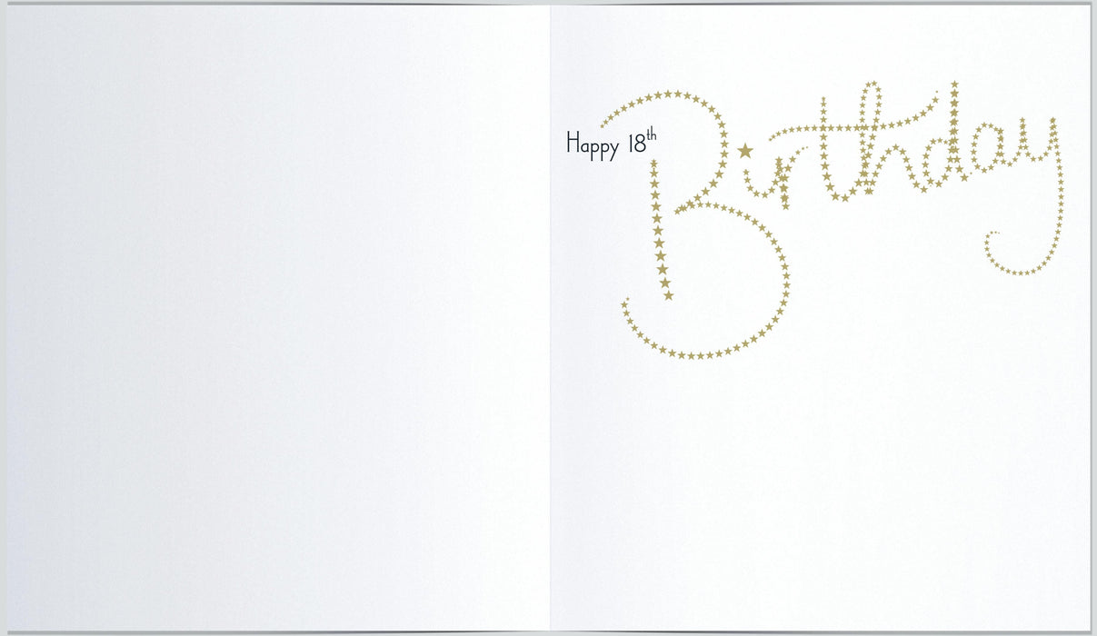 Loop the Loop Birthday Card for 18th, Conv Design