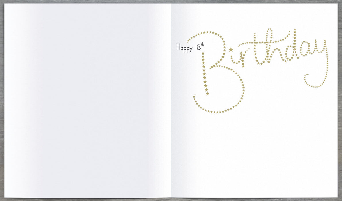 Loop the Loop Birthday Card for 18th, Conv Design
