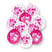 10 Pack Birthday Girl 9" Latex Balloons