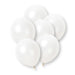 8 Pack White Pearl Premium 12" Latex Balloons