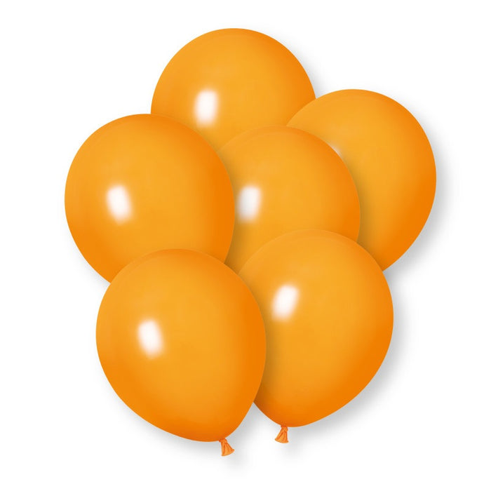 10 Pack Orange Premium 12" Latex Balloons