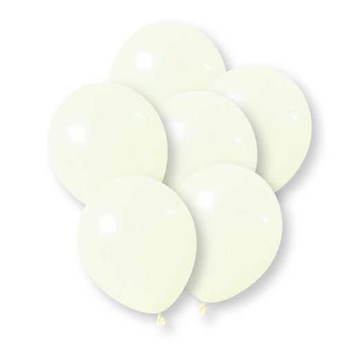 10 Pack Macaron Yellow Premium 12" Latex Balloons