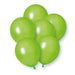 10 Pack Lime Green Premium 12" Latex Balloons