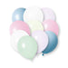 10 Pack Assorted Premium 12" Latex Balloons