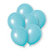 10 Pack Caribbean Blue Premium 12" Latex Balloons