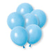 10 Pack Light Blue Premium 12" Latex Balloons
