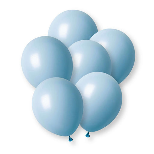 10 Pack Macaron Blue Premium 12" Latex Balloons