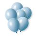 10 Pack Macaron Blue Premium 12" Latex Balloons