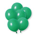 10 Pack Green Premium 12" Latex Balloons