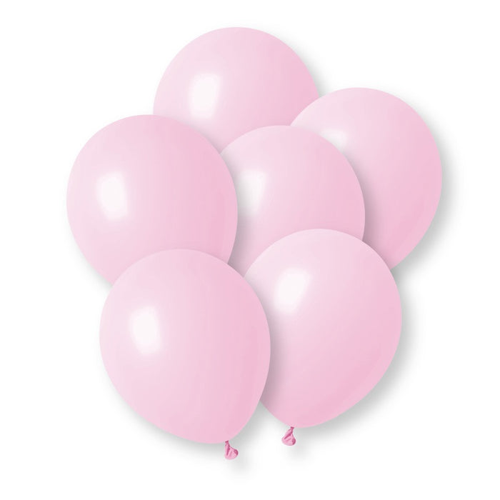 10 Pack Macaron Pink Premium 12" Latex Balloons