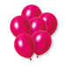 8 Pack Fuchsia Pearl Premium 12" Latex Balloons