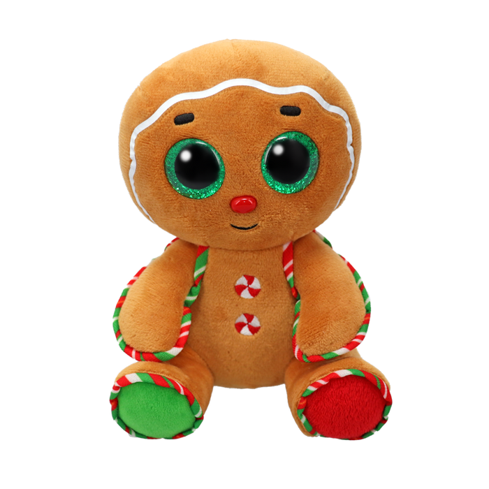 Ty Beanie Boos Regular - Snaps the Gingerbread Man soft toy