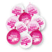 Assorted Pink "Happy Birthday" 9" Latex Balloons 10 Pack