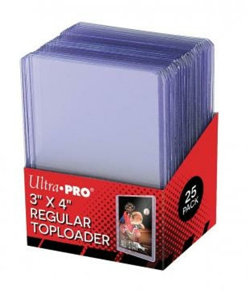 Ultra Pro Regular Toploaders (3" x 4") 25 pack