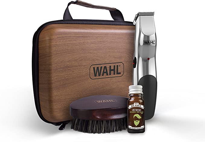 Wahl Father's Day Gift, Gifts for Dad, Beard Care Kit, Rechargeable Cordless Trimmer, Men’s Beard Trimmers, Beard Oil, Beard and Stubble Trimmer, Beard Brush, Beard Grooming Kit for Men