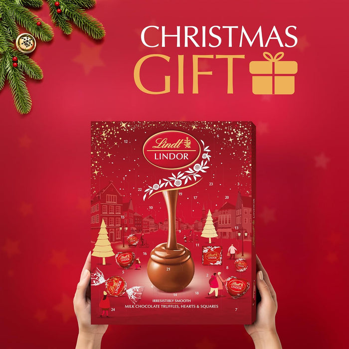 Lindt Lindor Milk Chocolate Selection Advent Calendar 235g