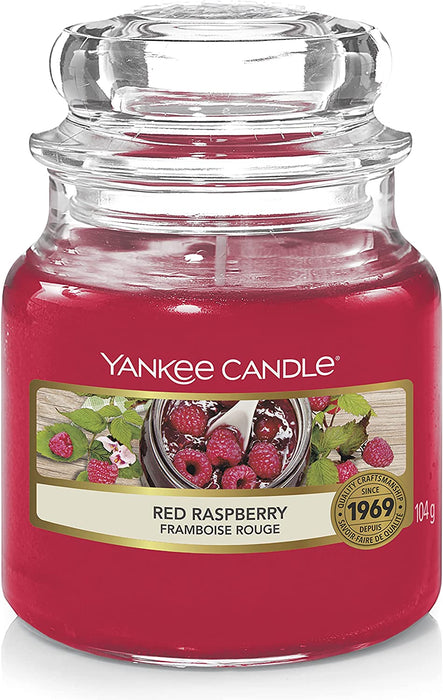 Yankee Candle Red Raspberry Small Jar Candle 104g — Sweets 'n' Things