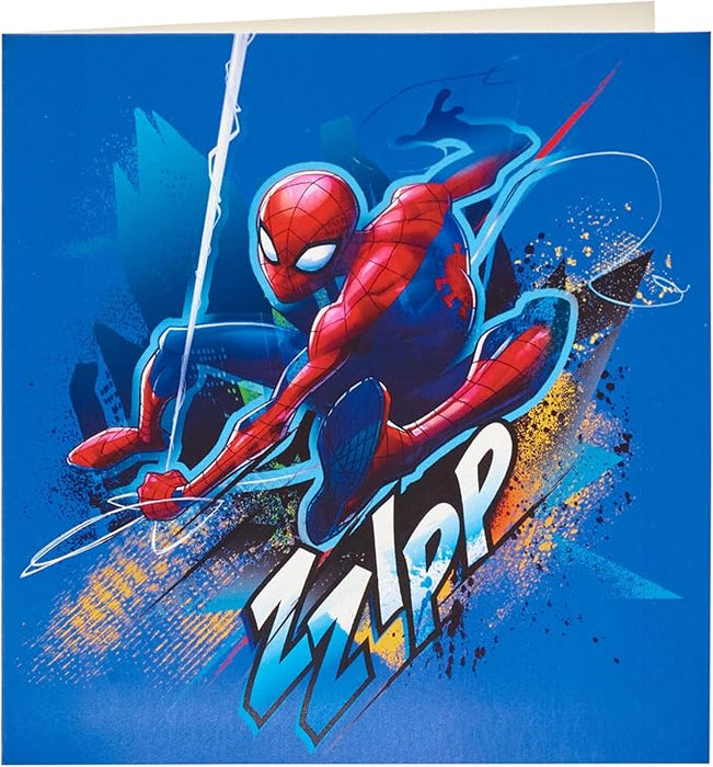 Spider-Man Packaged Wrap - UK Greetings Disney Wrap, Card and Tag Pack Bundle 748399-0-1