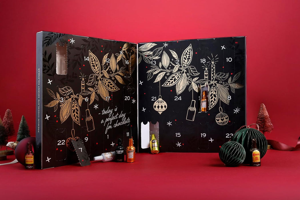 Anthon Berg - Chocolate Liqueurs - Advent Calendar with Famous Liqueur Brands 375g