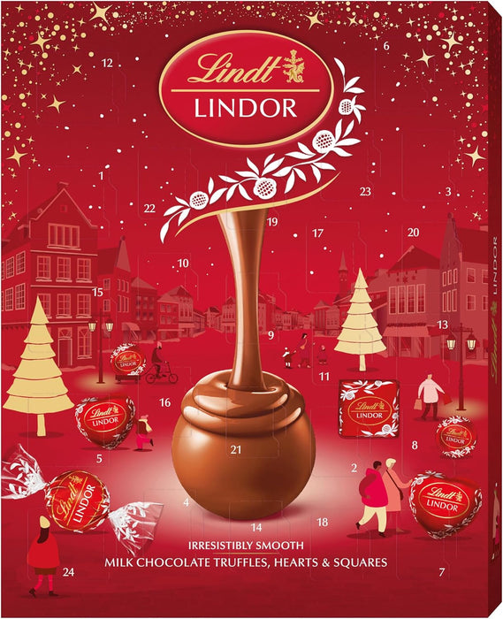 Lindt Lindor Milk Chocolate Selection Advent Calendar 235g