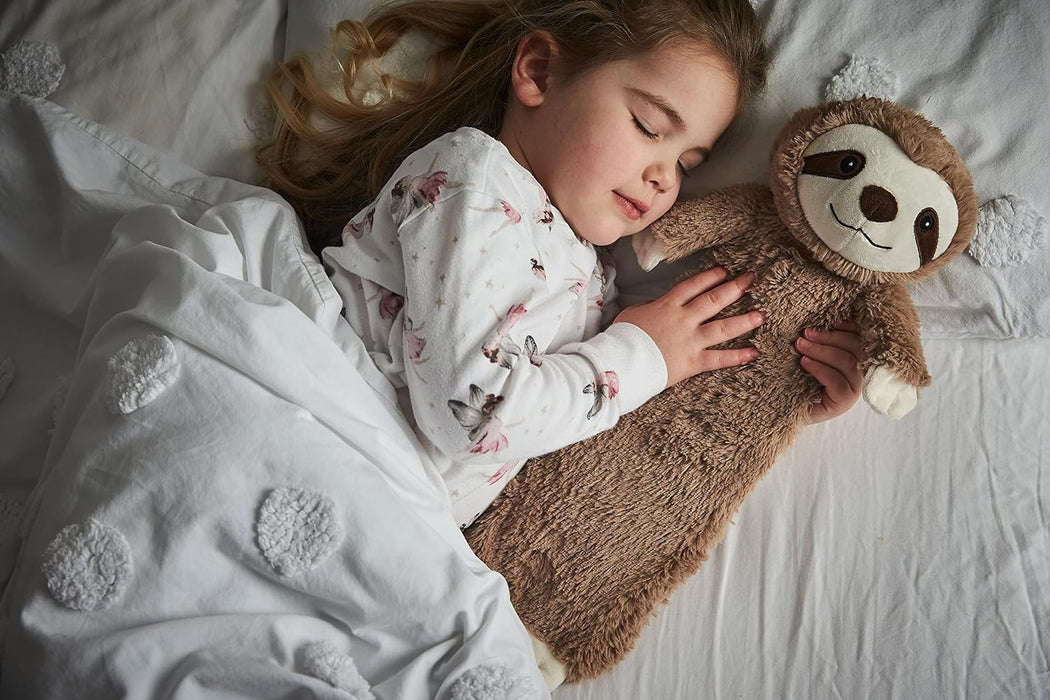 Sloth 3D Hot Water Bottle by Warmies® Huggable Soothing 47cm