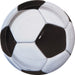 3D Soccer Round 9" Dinner Plates 8 Pack