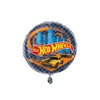 Hot Wheels 18" Foil Balloon (Optional Helium Inflation)