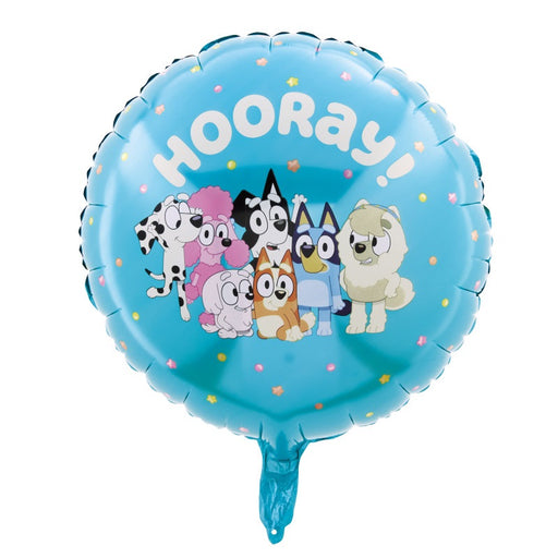 Bluey Round 18" Foil Balloon - Packaged (Optional Helium Inflation)