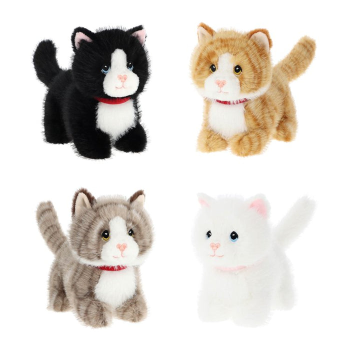 Keeleco Pouncing Kitty Love Soft Toy 18cm