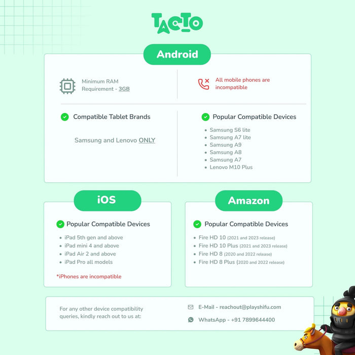 PlayShifu Tacto Dino - Interactive Tablet Game
