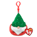 Ty Key Clip - Turvey the Red Gnome soft toy