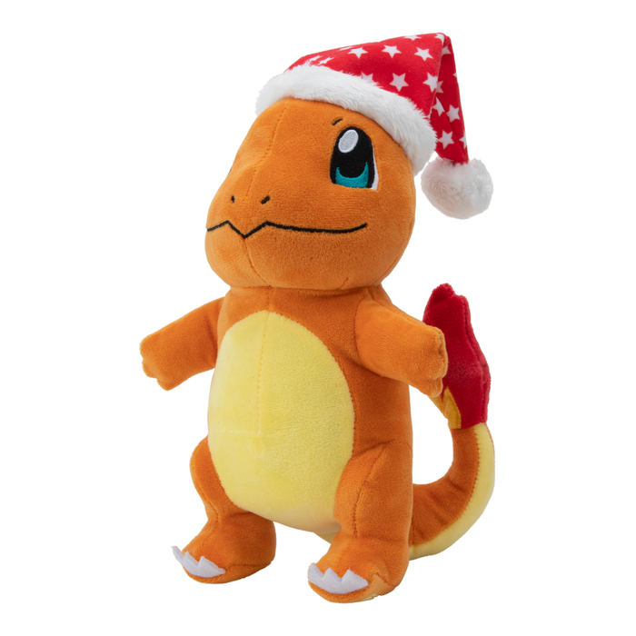 Pokémon 8" Charmander Plush with Santa Hat
