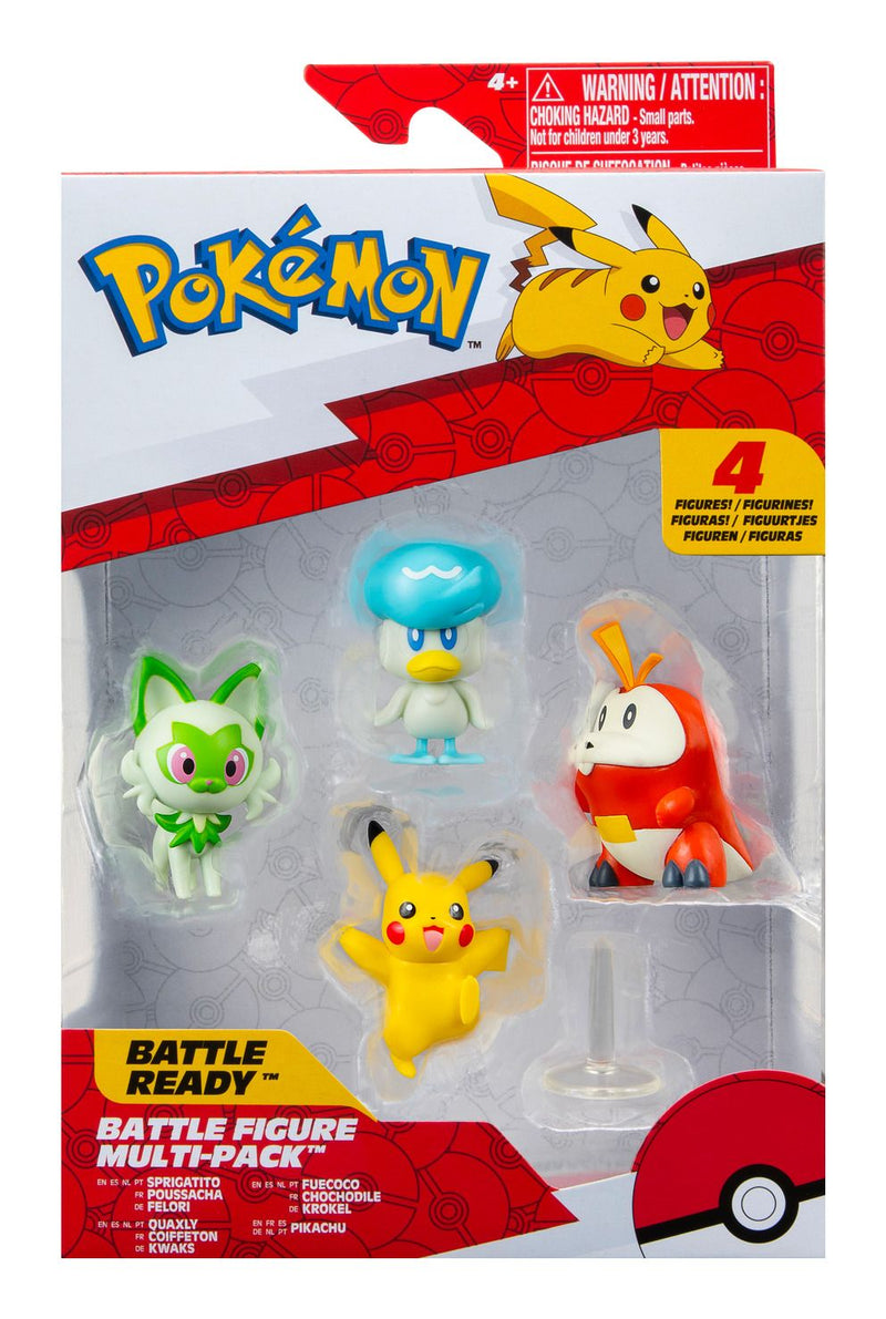 Pokémon Battle 4 Figure Multipack