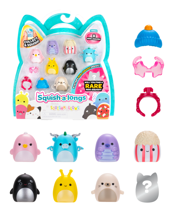 Squishmallows Squish-a-longs 8 Pack (Style 2) Wave 3