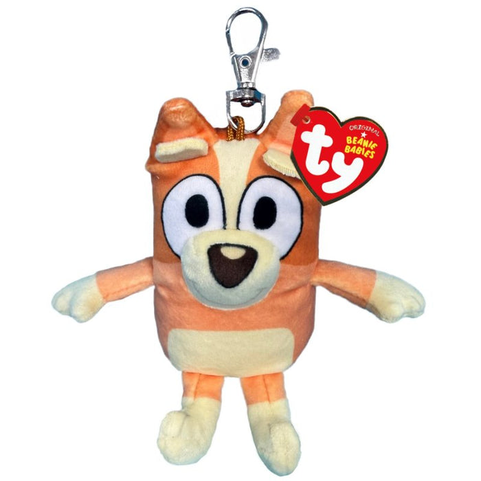 Ty Key Clip - Bingo (Bluey) soft toy