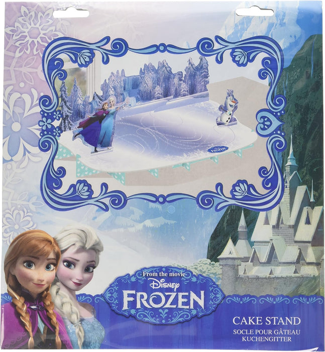 Frozen Cake Stand Featuring Anna, Elsa and Olaf