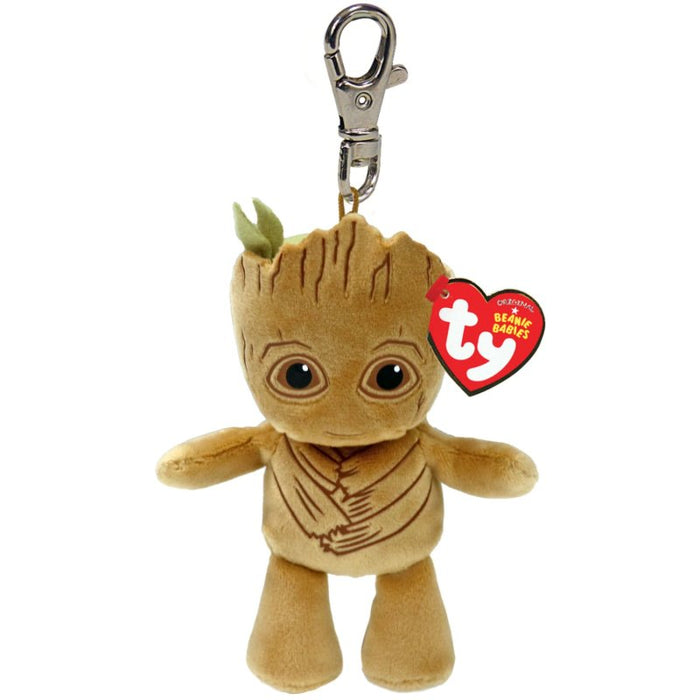 Ty Key Clip - Groot (Marvel) soft toy