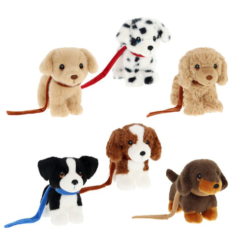 Keeleco Puppy Love on Lead Soft Toy 14cm