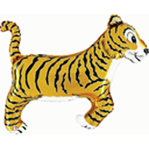 Tiger Supersize Helium Filled Balloon - 41" Foil (Optional Helium Inflation)