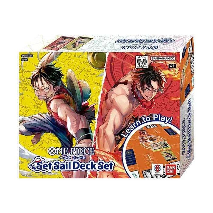One Piece Card Game Set Sail Deck Set SD-01 box