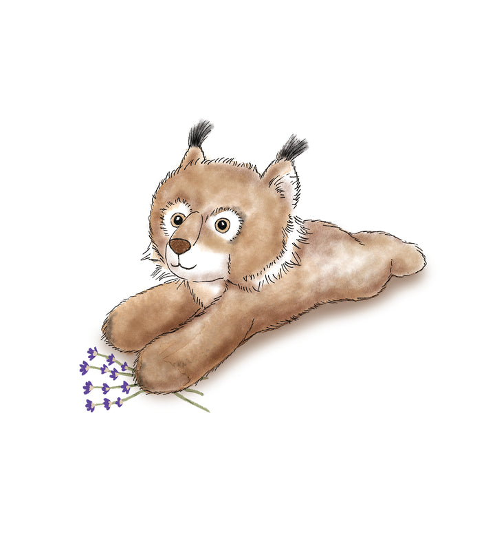 Bobcat by Warmies® Hug Me, Warm or Cool Plush