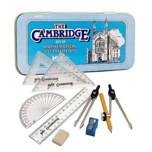 Helix The Cambridge Maths Mathematical Set in Metal Tin