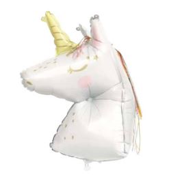 Unicorn Head Pastels Foil Helium Balloon 25.5" (Optional Helium Inflation)