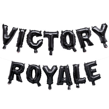Fortnite Victory Royale Foil Balloon Banner Bunting
