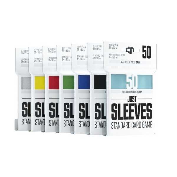 Gamegenic Just Sleeves: Standard Card Game Black