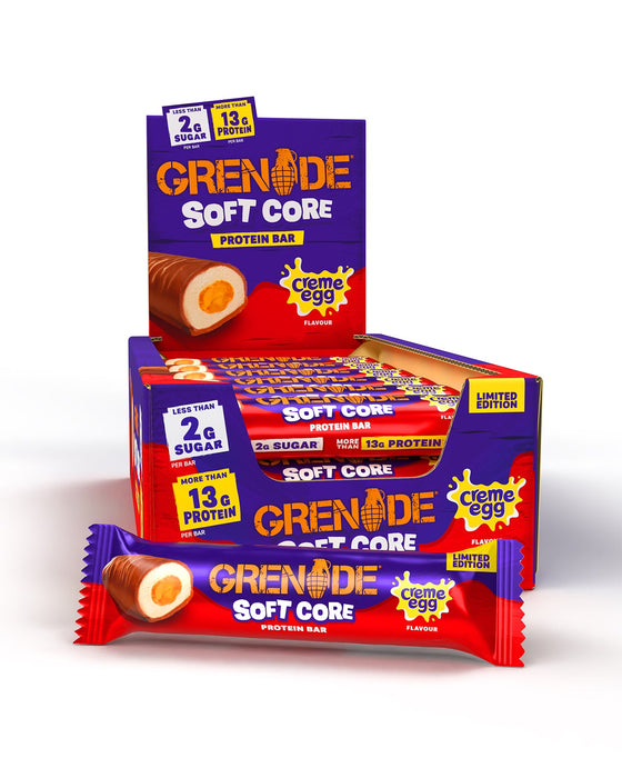 Grenade Creme Egg Soft Core Protein Bar Case of 18