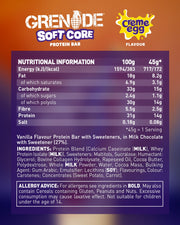 Grenade Creme Egg Soft Core Protein Bar