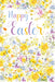 Easter Card for Friends and Family – Whimsical Easter Hare in a Flower Meadow