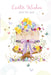 Easter Card for Friends and Family – Decorative Pastel Painted Easter Eggs Pattern